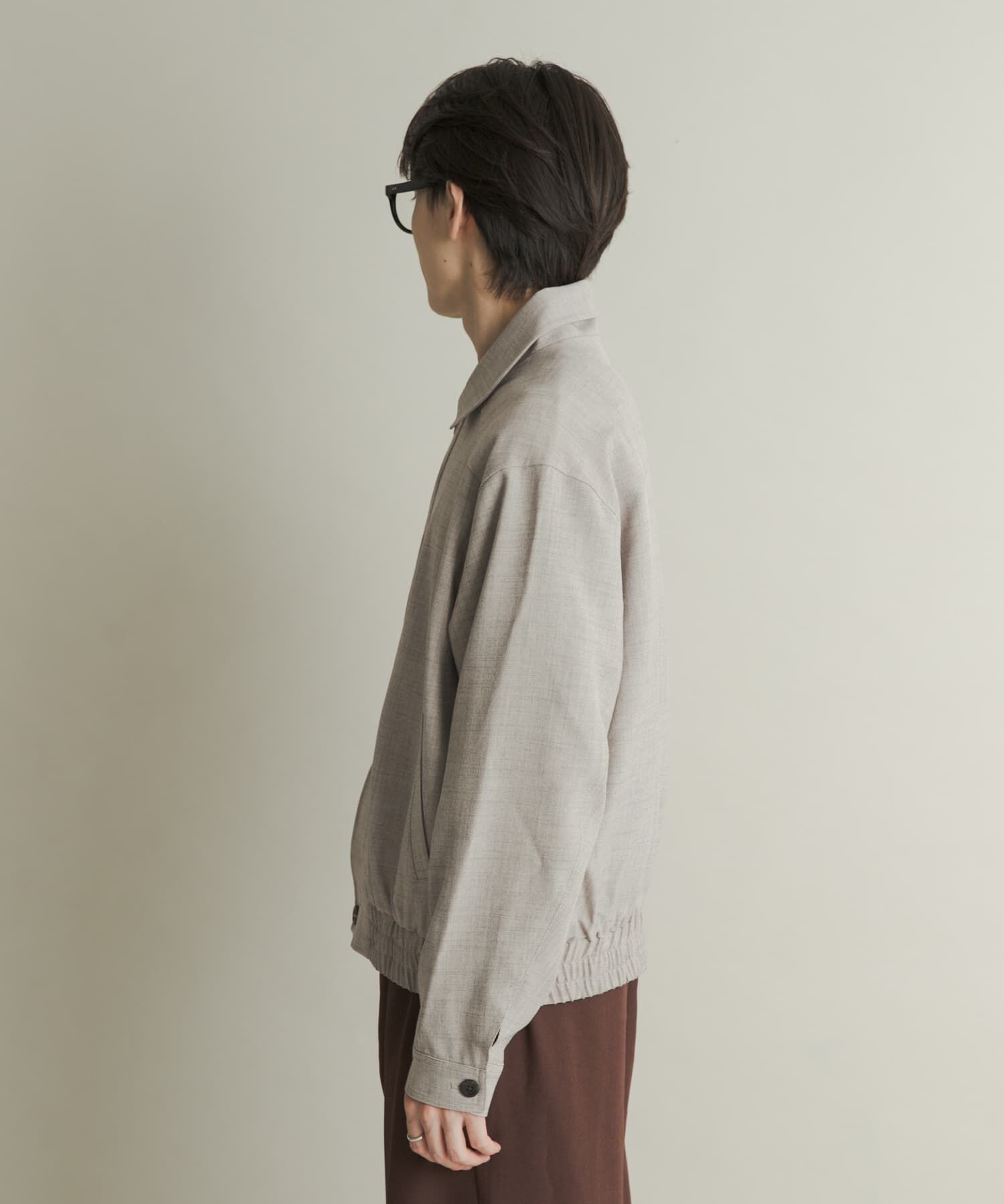 SENSE OF PLACE by URBAN RESEARCH「メランジバルーンジップブルゾン」|ブルゾン・スタジャン|