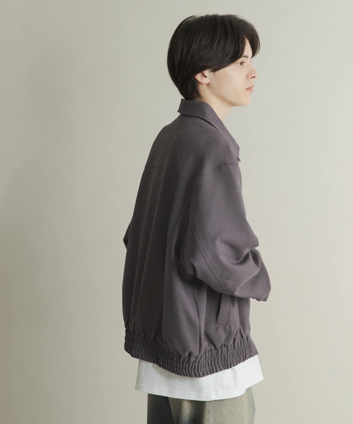 SENSE OF PLACE by URBAN RESEARCH「メランジバルーンジップブルゾン」|ブルゾン・スタジャン|