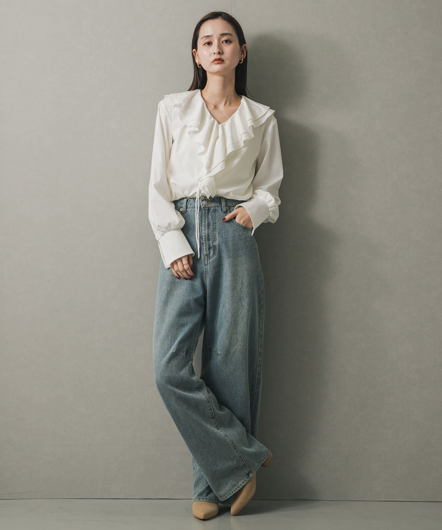 SENSE OF PLACE by URBAN RESEARCH「ワイドシャフトミドルブーツ」|ショートブーツ|