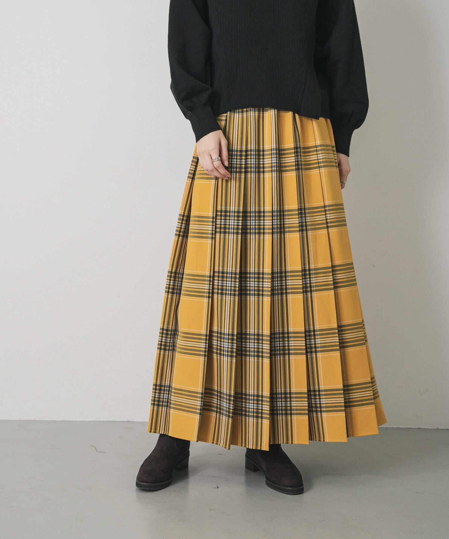 SENSE OF PLACE by URBAN RESEARCH「チェックプリーツスカート」|スカート|