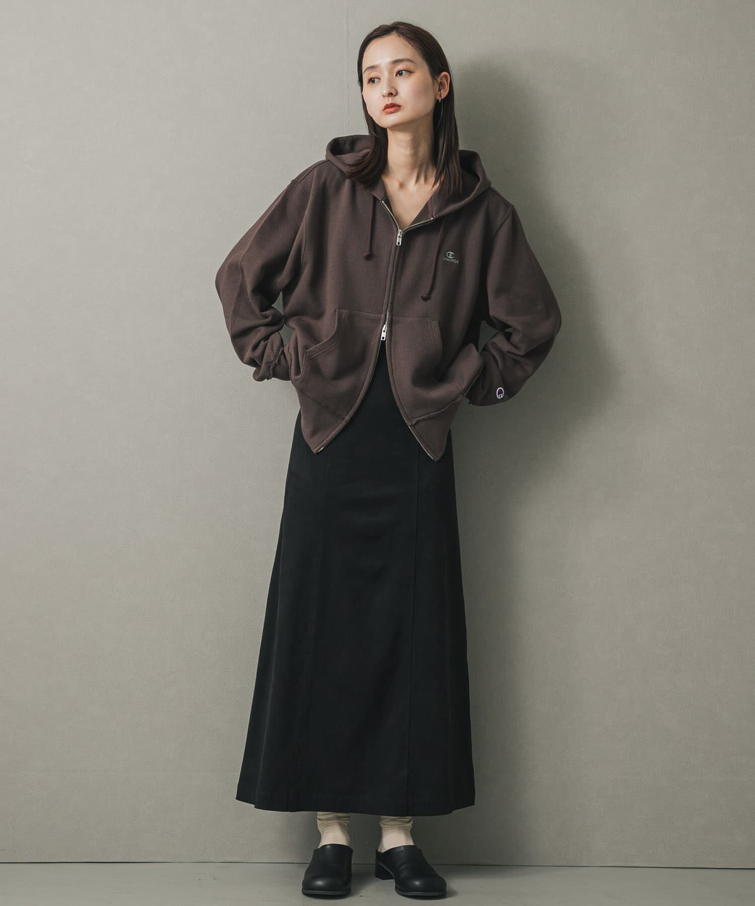 SENSE OF PLACE by URBAN RESEARCH「『別注』Champion&times;SENSE OF PLACE　ジップパーカー」|パーカー|