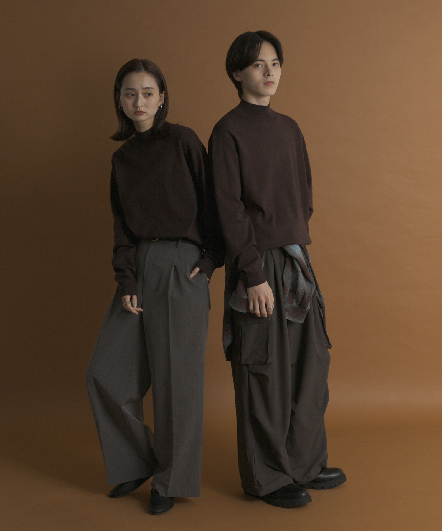 SENSE OF PLACE by URBAN RESEARCH「『一部WEB限定カラー』『洗濯可/毛玉防止』ストレッチモックネックニット」|ニット・セーター|