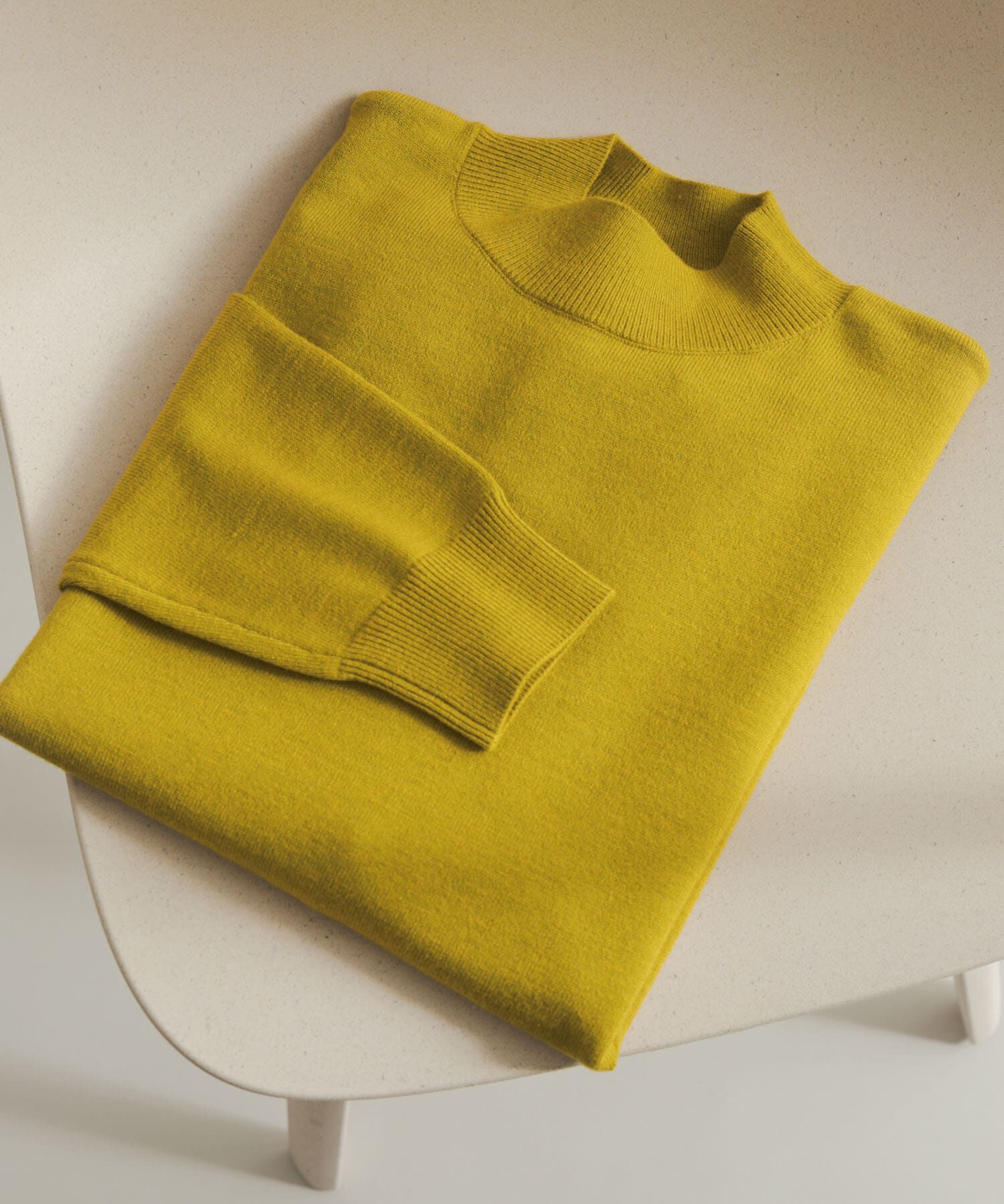 SENSE OF PLACE by URBAN RESEARCH「『一部WEB限定カラー』『洗濯可/毛玉防止』ストレッチモックネックニット」|ニット・セーター|