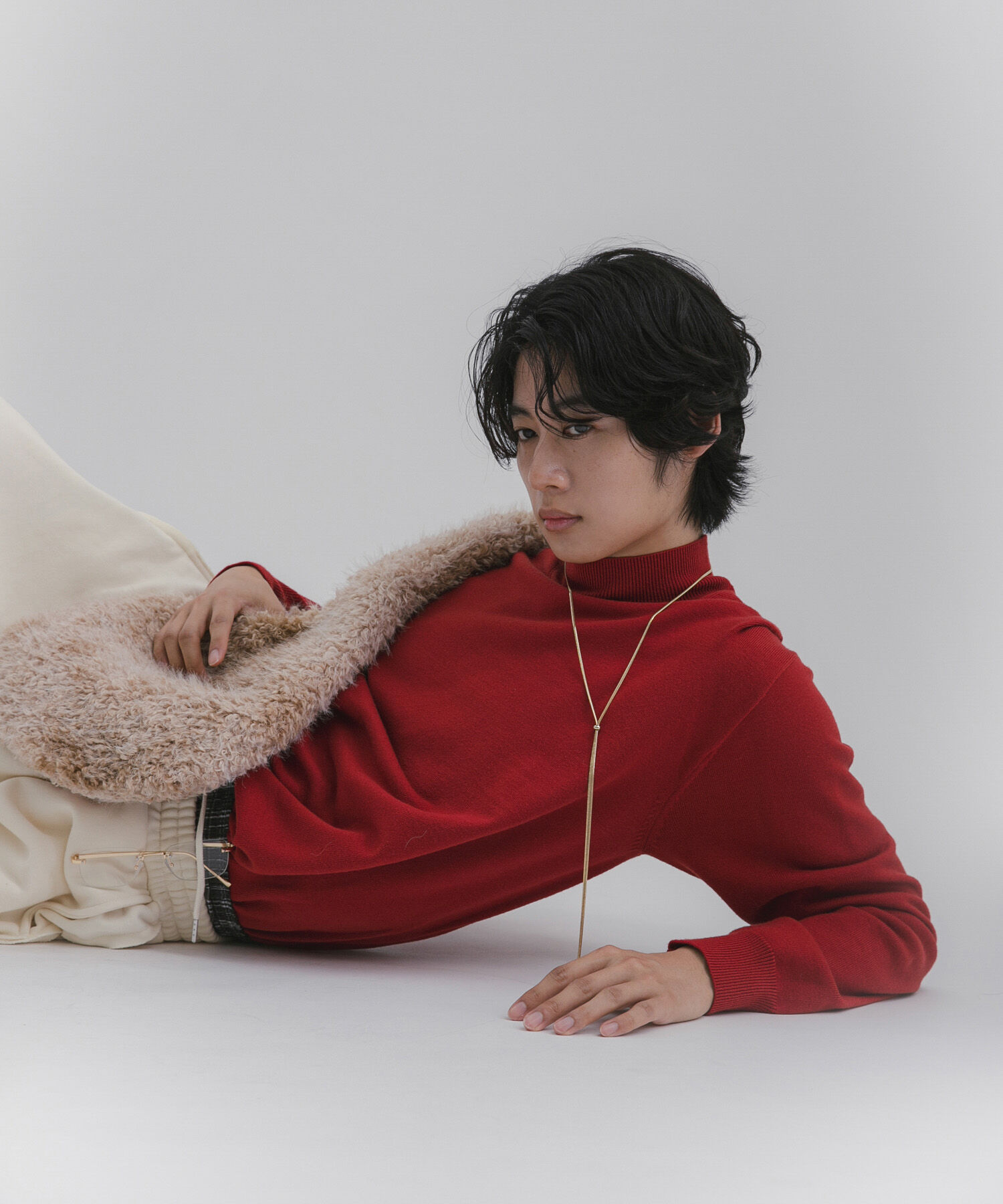 SENSE OF PLACE by URBAN RESEARCH「『一部WEB限定カラー』『洗濯可/毛玉防止』ストレッチモックネックニット」|ニット・セーター|