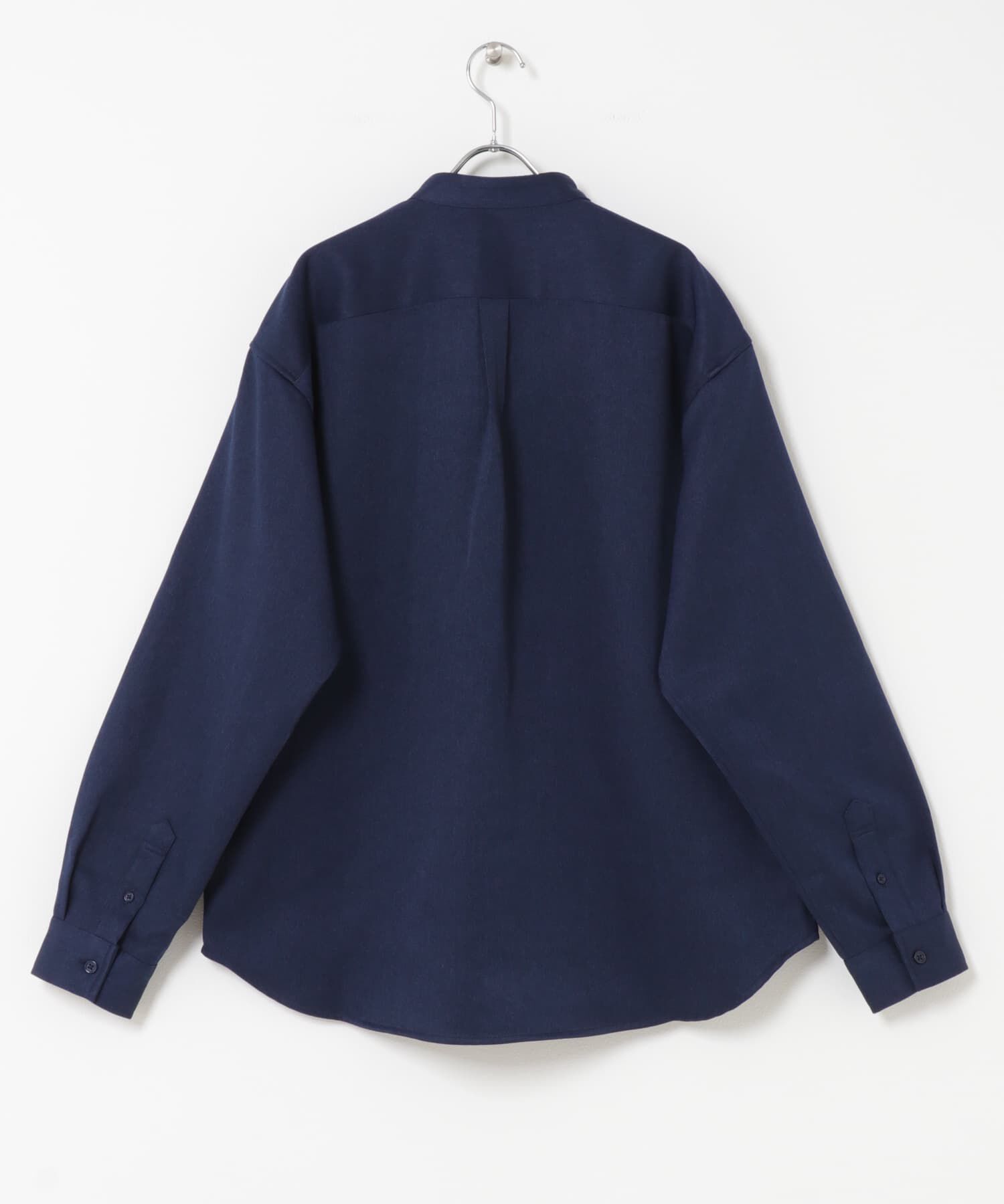 SENSE OF PLACE by URBAN RESEARCH「ウールライクバンドカラールーズシャツ」|シャツ・ブラウス|