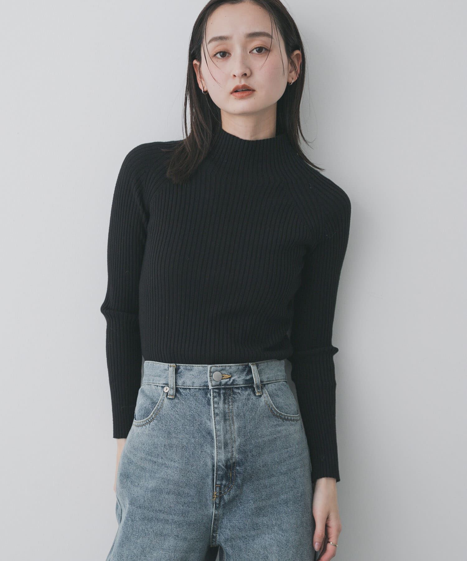 SENSE OF PLACE by URBAN RESEARCH「『一部WEB限定カラー』『毛玉防止』ストレッチリブハイネックセーター」|ニット・セーター|