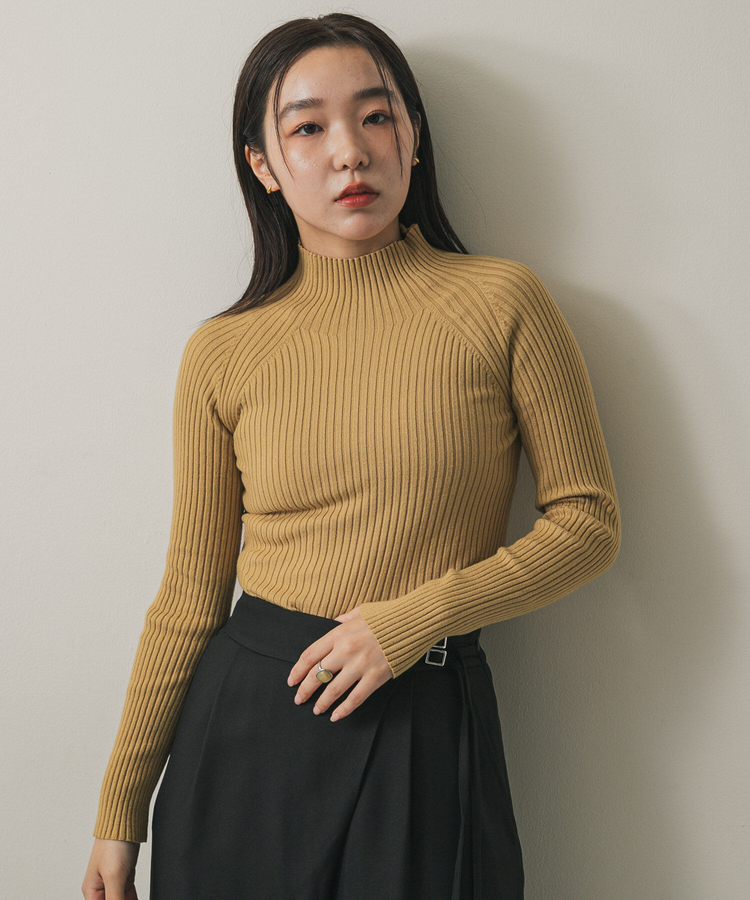 SENSE OF PLACE by URBAN RESEARCH「『一部WEB限定カラー』『毛玉防止』ストレッチリブハイネックセーター」|ニット・セーター|