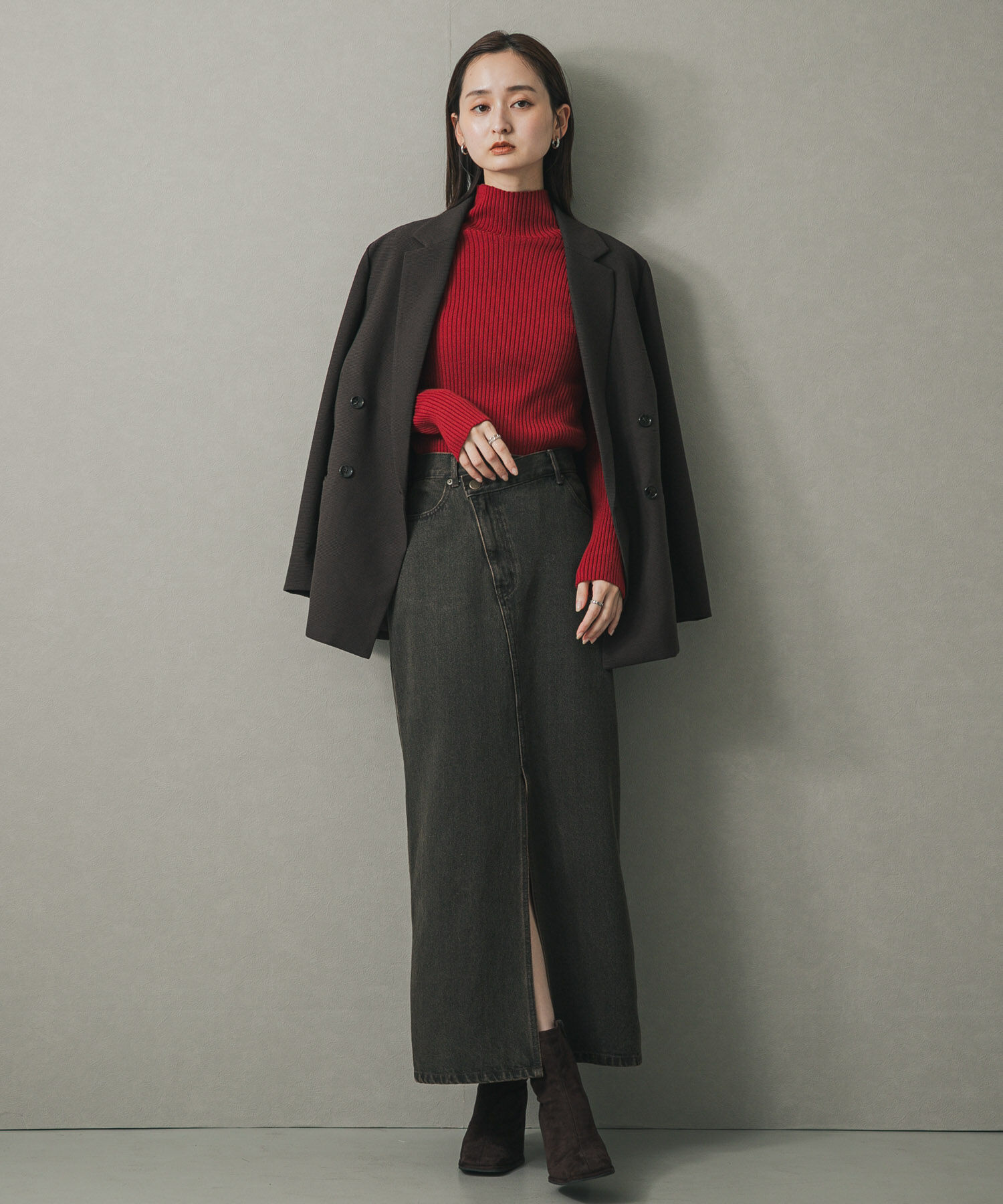 SENSE OF PLACE by URBAN RESEARCH「『一部WEB限定カラー』『毛玉防止』ストレッチリブハイネックセーター」|ニット・セーター|