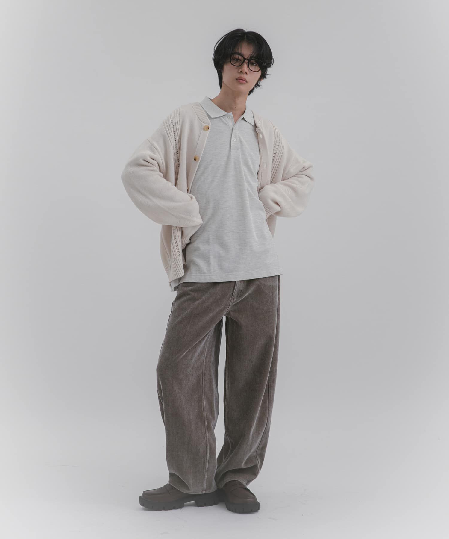 SENSE OF PLACE by URBAN RESEARCH「ハリヌキケーブルニットカーディガン」|カーディガン|