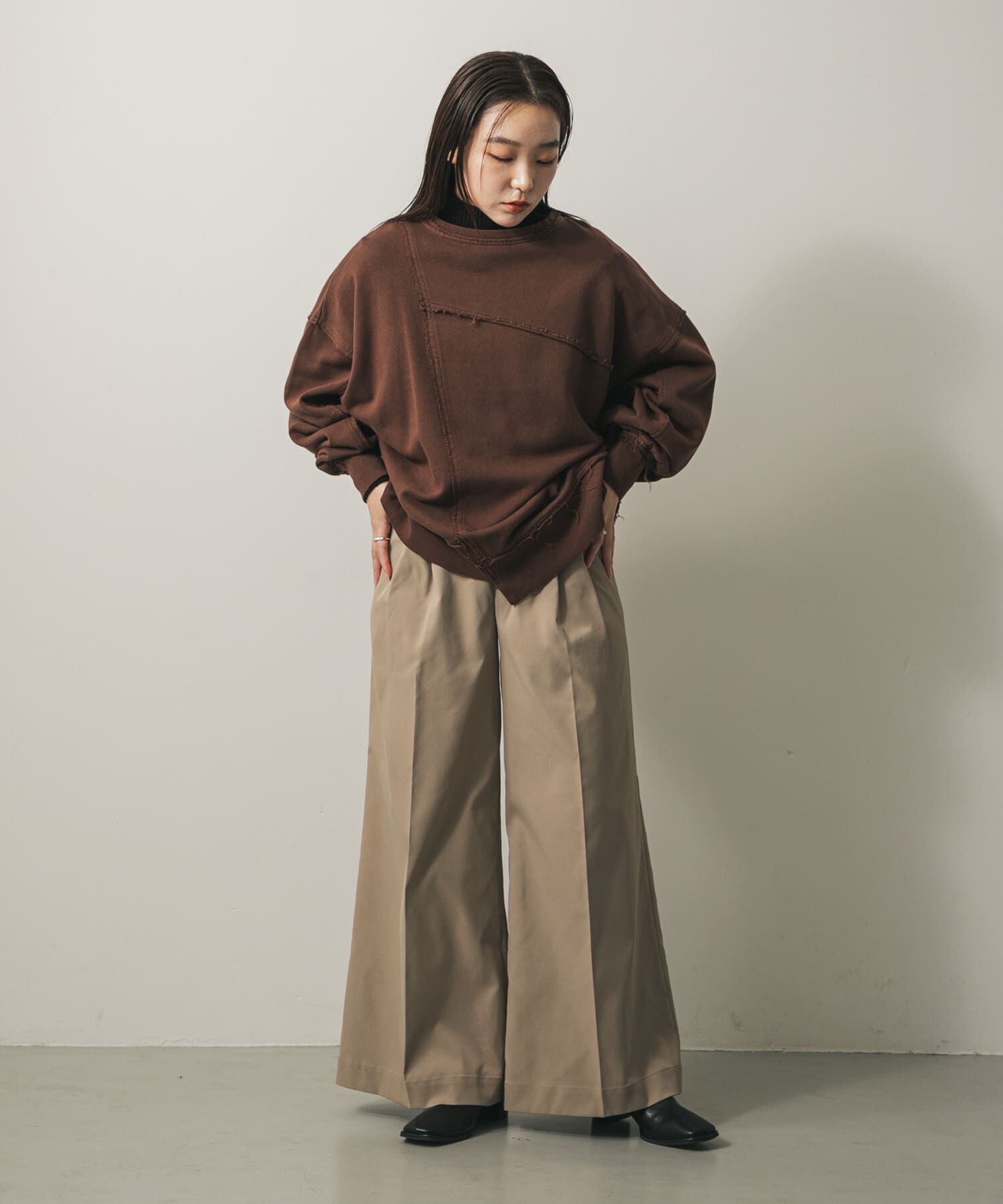 SENSE OF PLACE by URBAN RESEARCH「キリカエピグメントルーズスウェット」|スウェット・ジャージ|