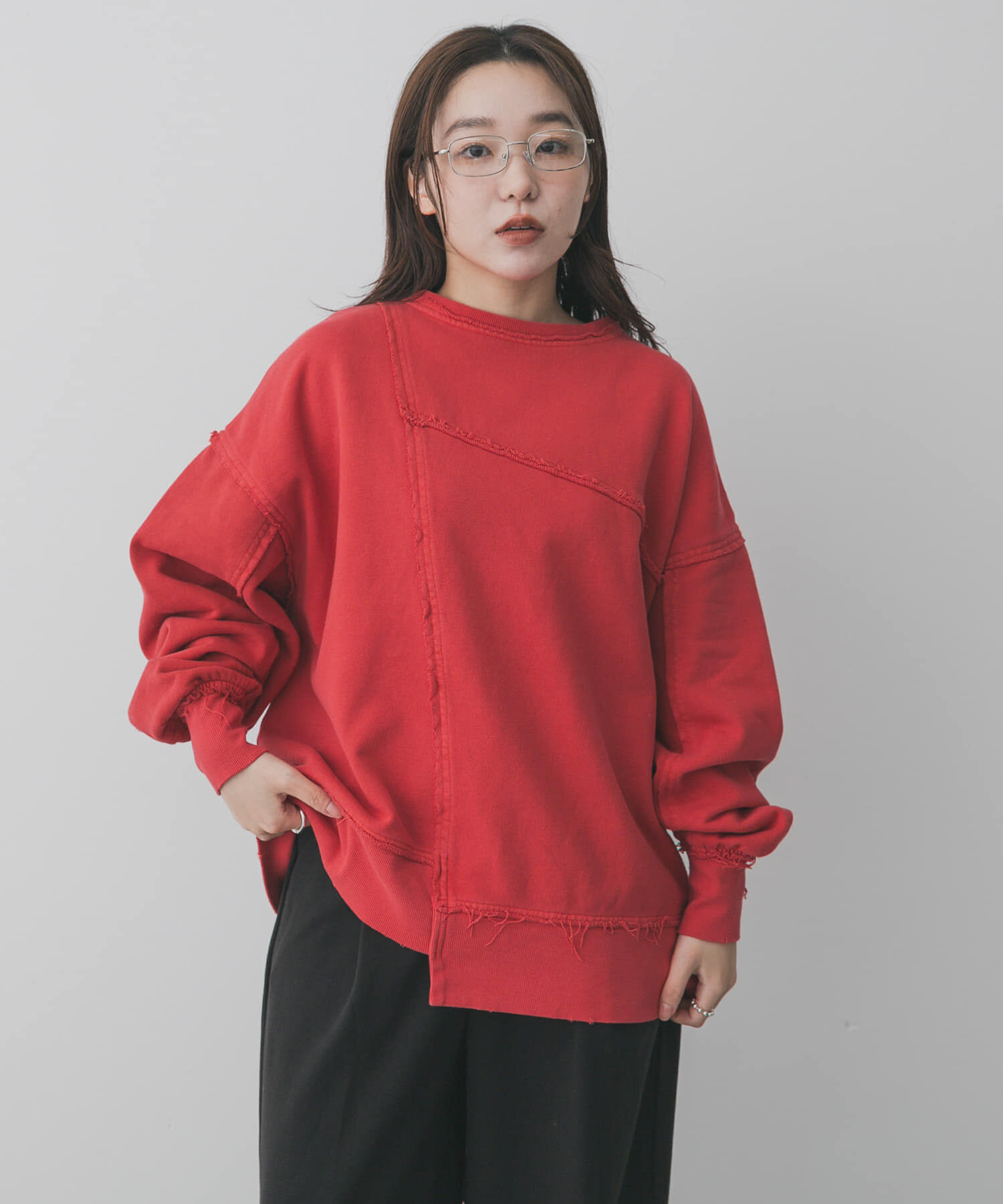 SENSE OF PLACE by URBAN RESEARCH「キリカエピグメントルーズスウェット」|スウェット・ジャージ|