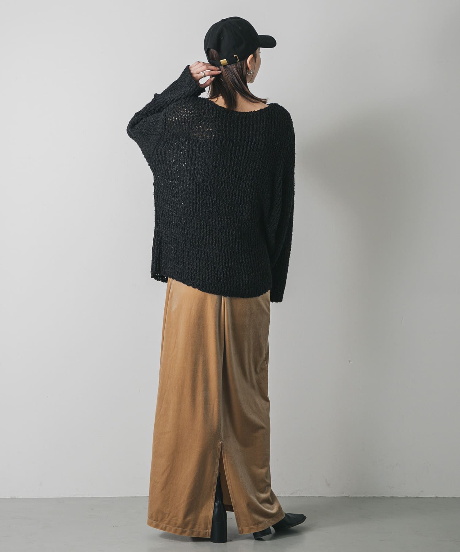 SENSE OF PLACE by URBAN RESEARCH「『TALLサイズ/WEB限定』ベロアナロースカート」|スカート|