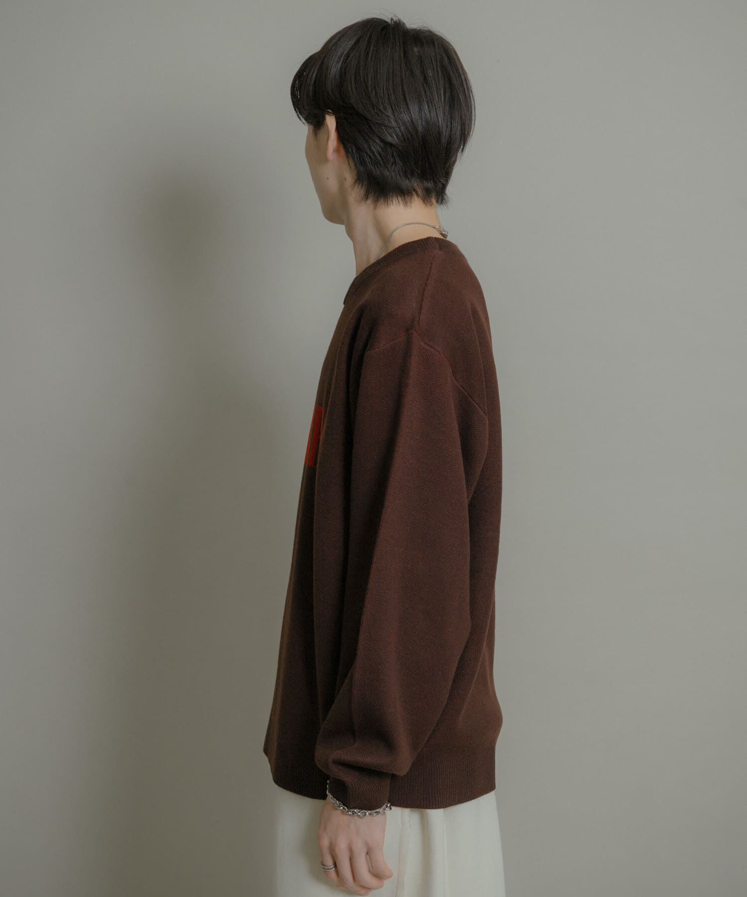 SENSE OF PLACE by URBAN RESEARCH「ロゴグラフィッククルーネックニット」|ニット・セーター|