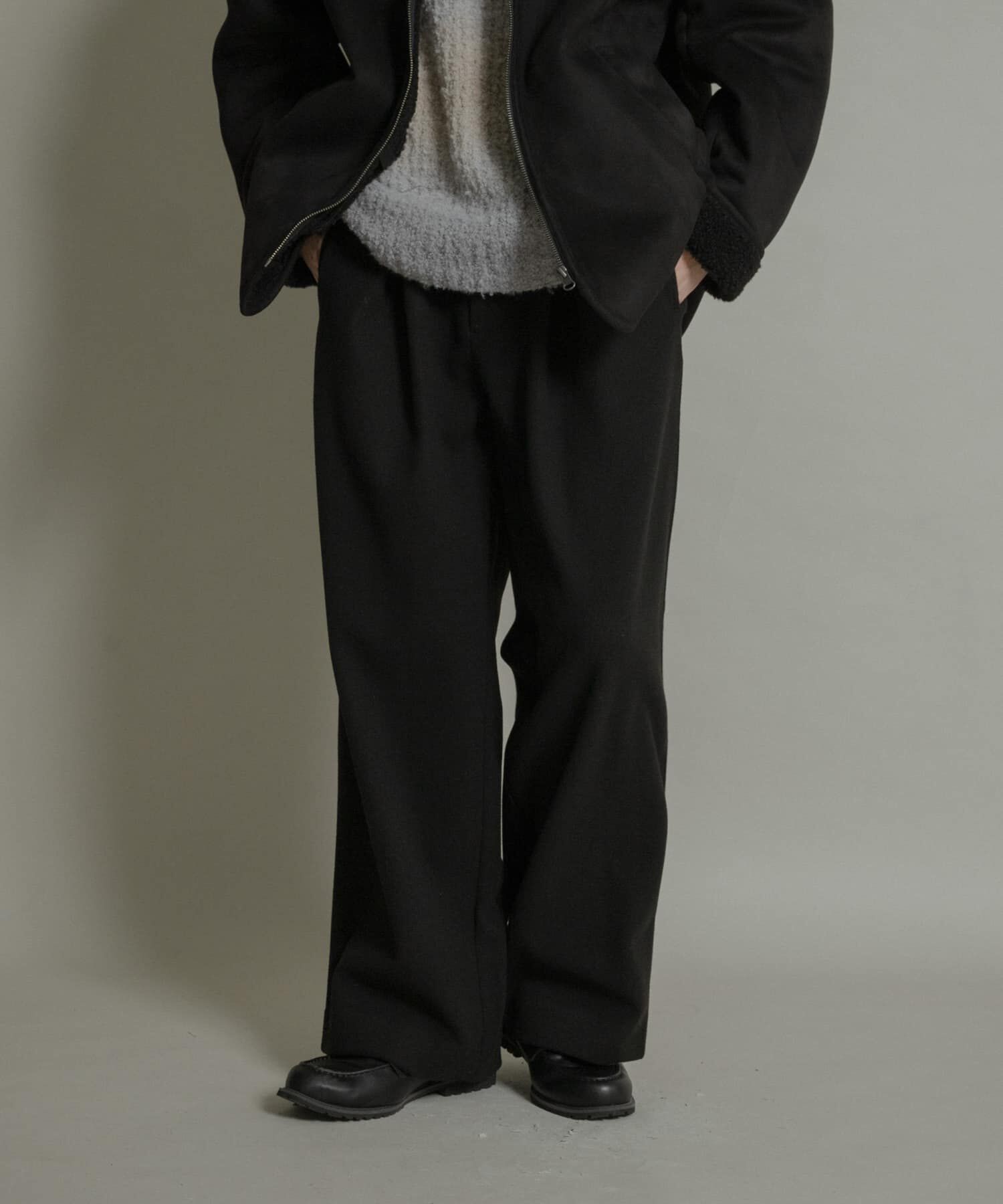 SENSE OF PLACE by URBAN RESEARCH「ジャージメルトンタックワイドパンツ」|その他|