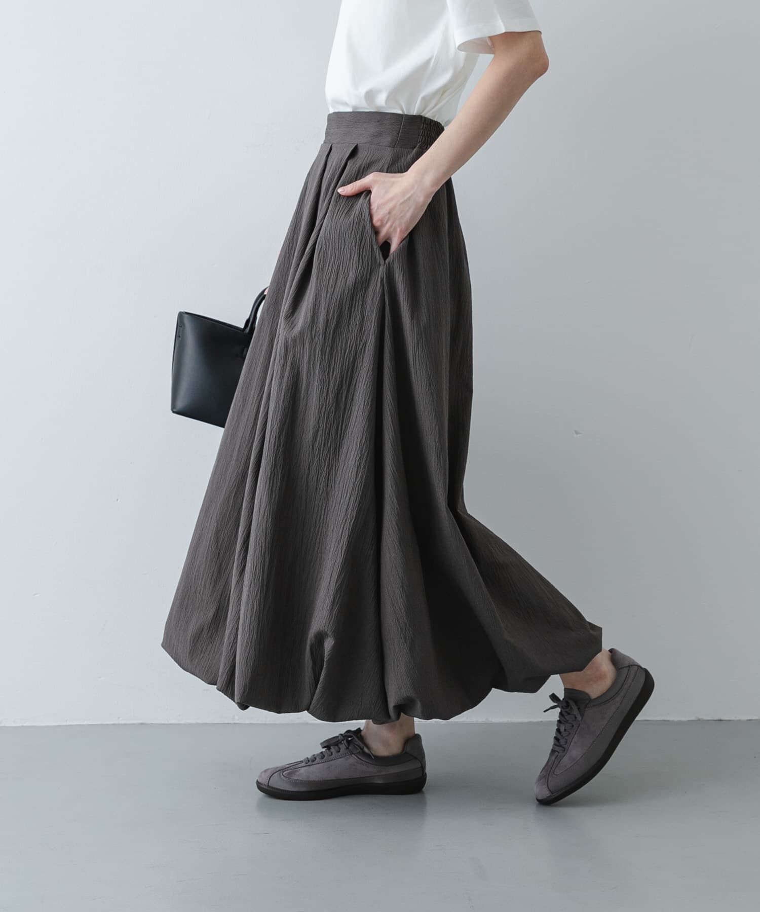 SENSE OF PLACE by URBAN RESEARCH「バルーンスカート」|スカート|チャコールグレー