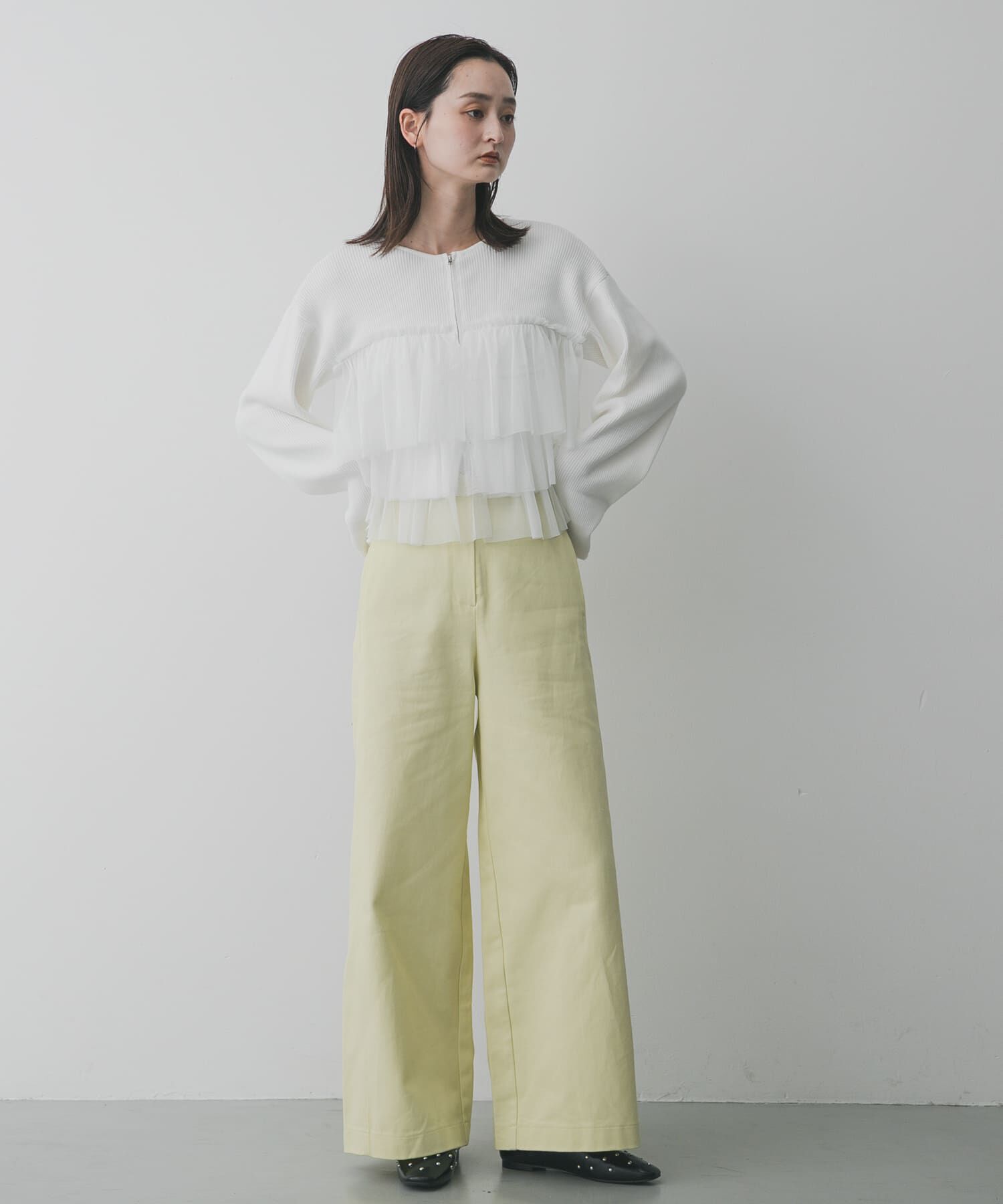 SENSE OF PLACE by URBAN RESEARCH「スタッズフラットシューズ」|パンプス|