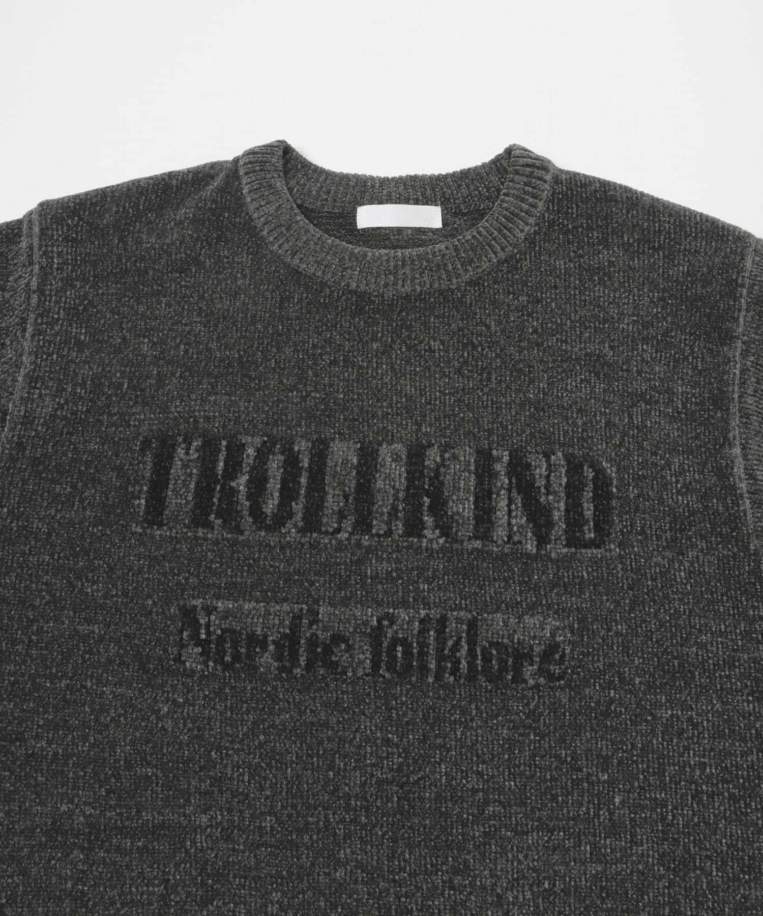 SENSE OF PLACE by URBAN RESEARCH「『洗濯可』モールロゴグラフィックニット」|ニット・セーター|