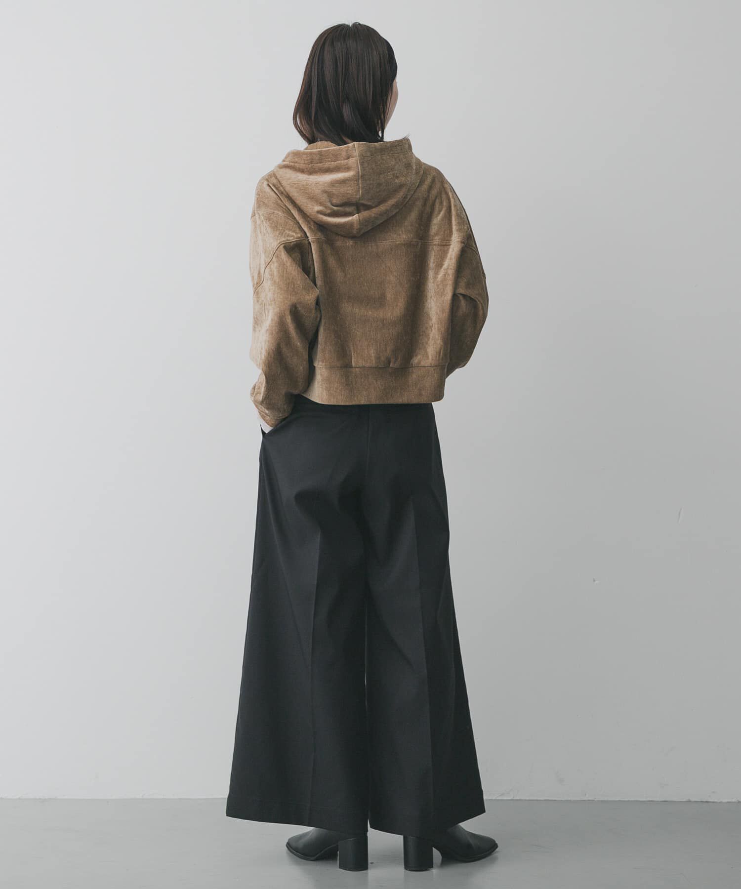 SENSE OF PLACE by URBAN RESEARCH「ベロアジップフーディ」|パーカー|