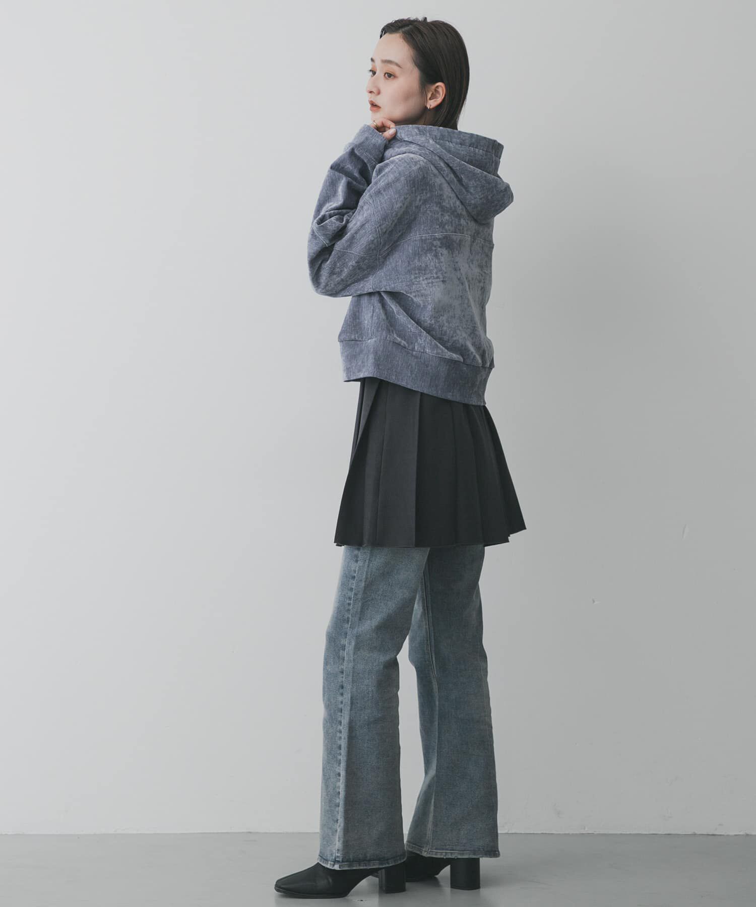 SENSE OF PLACE by URBAN RESEARCH「ベロアジップフーディ」|パーカー|