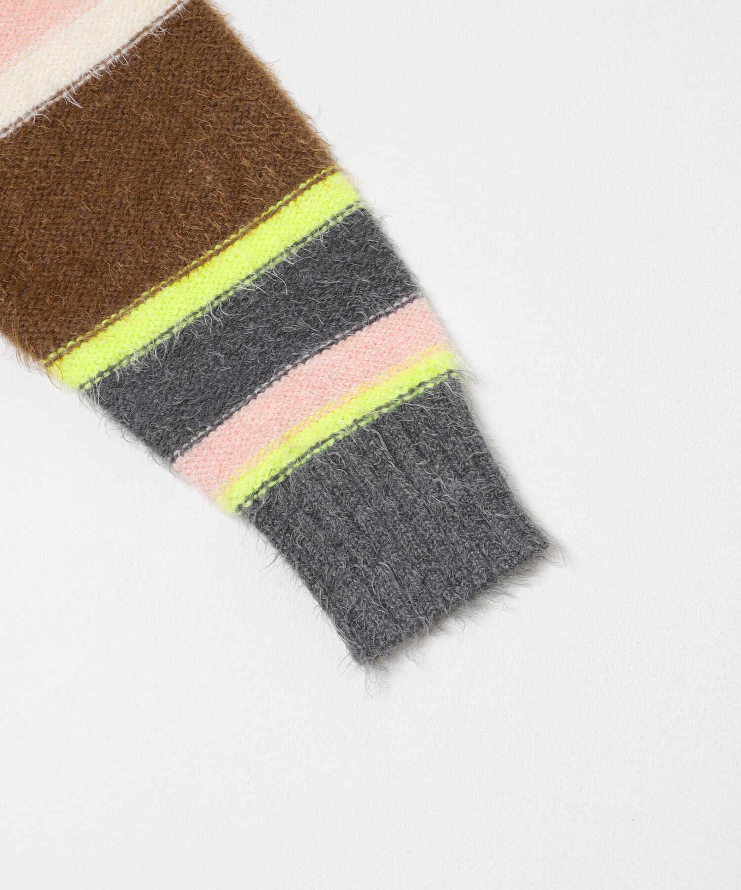 SENSE OF PLACE by URBAN RESEARCH「『洗濯可』シャギーハイショクボーダーニット」|ニット・セーター|