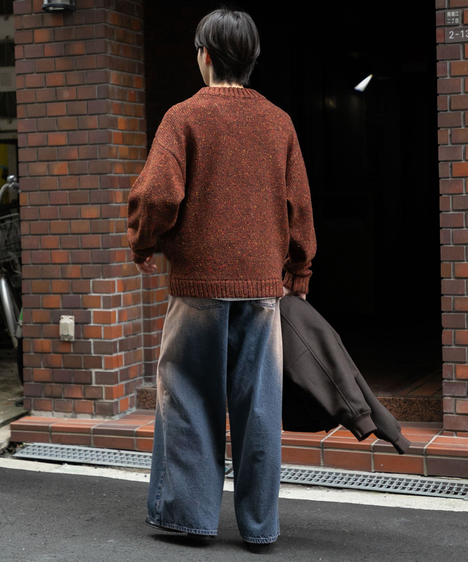 SENSE OF PLACE by URBAN RESEARCH「『洗濯可』カラーネップニットプルオーバー」|ニット・セーター|