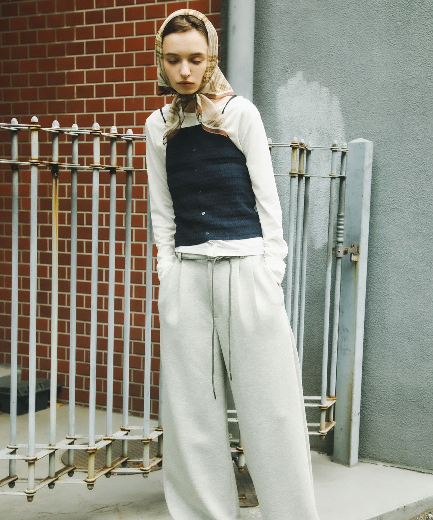 SENSE OF PLACE by URBAN RESEARCH「『洗濯可』ホルターネックボタンビスチェ」|その他|