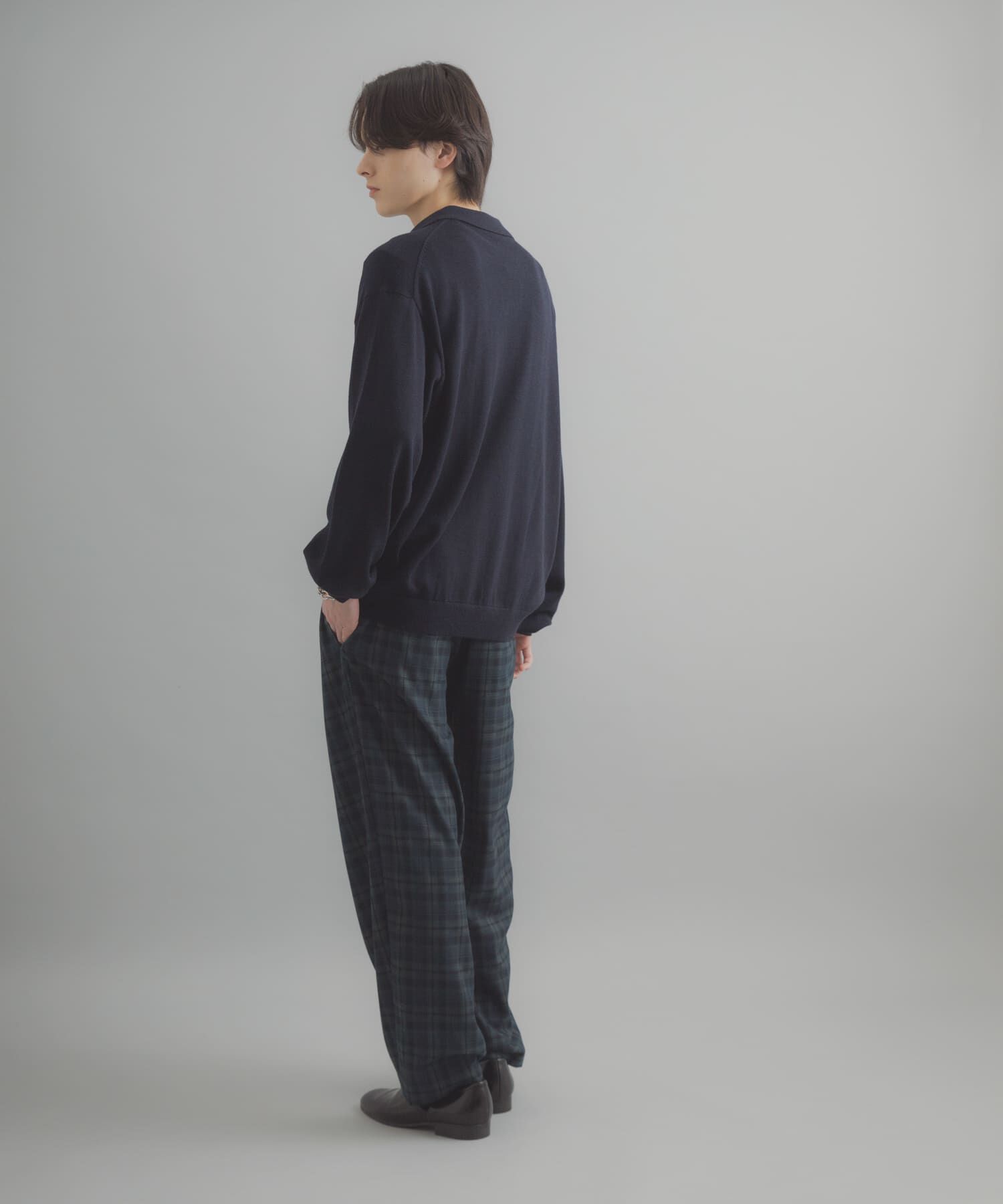 SENSE OF PLACE by URBAN RESEARCH「『洗濯可』スキッパーロングスリーブニット」|ニット・セーター|