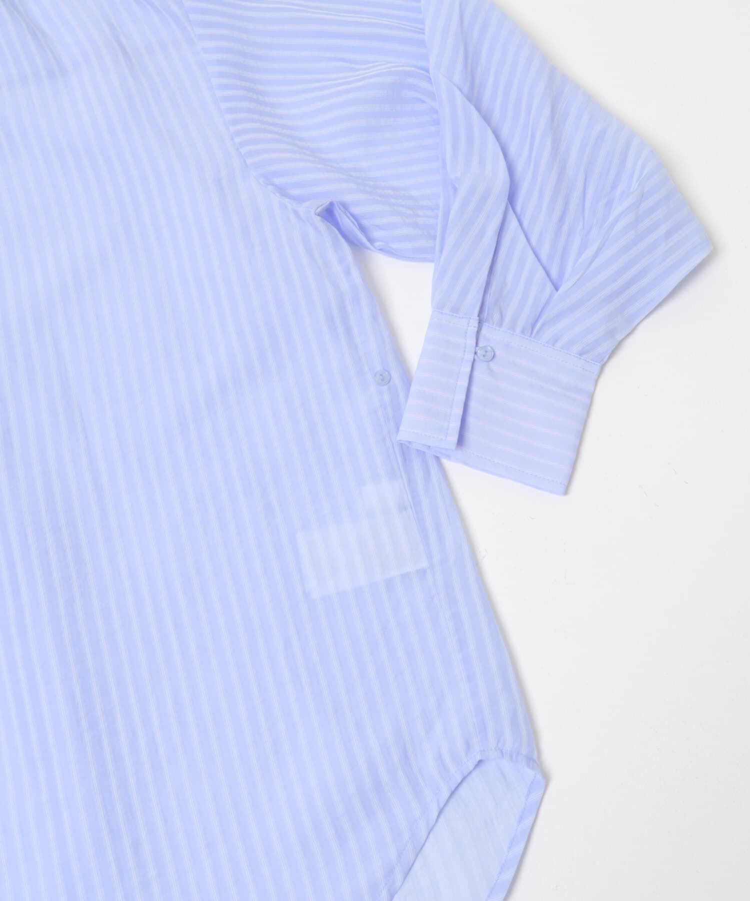 SENSE OF PLACE by URBAN RESEARCH「『接触冷感/速乾』シアーストライプアレンジシャツ」|シャツ・ブラウス|