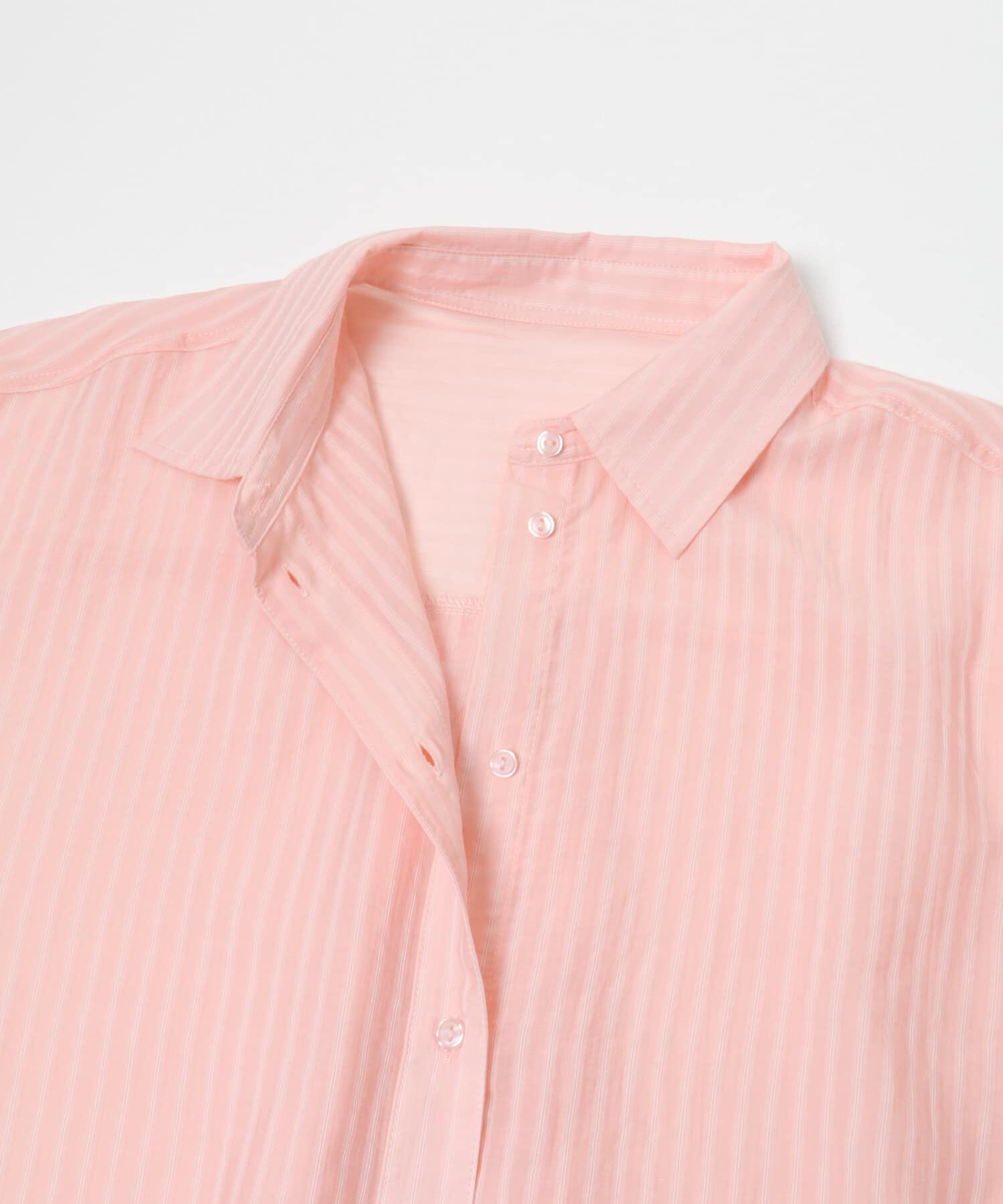 SENSE OF PLACE by URBAN RESEARCH「『接触冷感/速乾』シアーストライプアレンジシャツ」|シャツ・ブラウス|