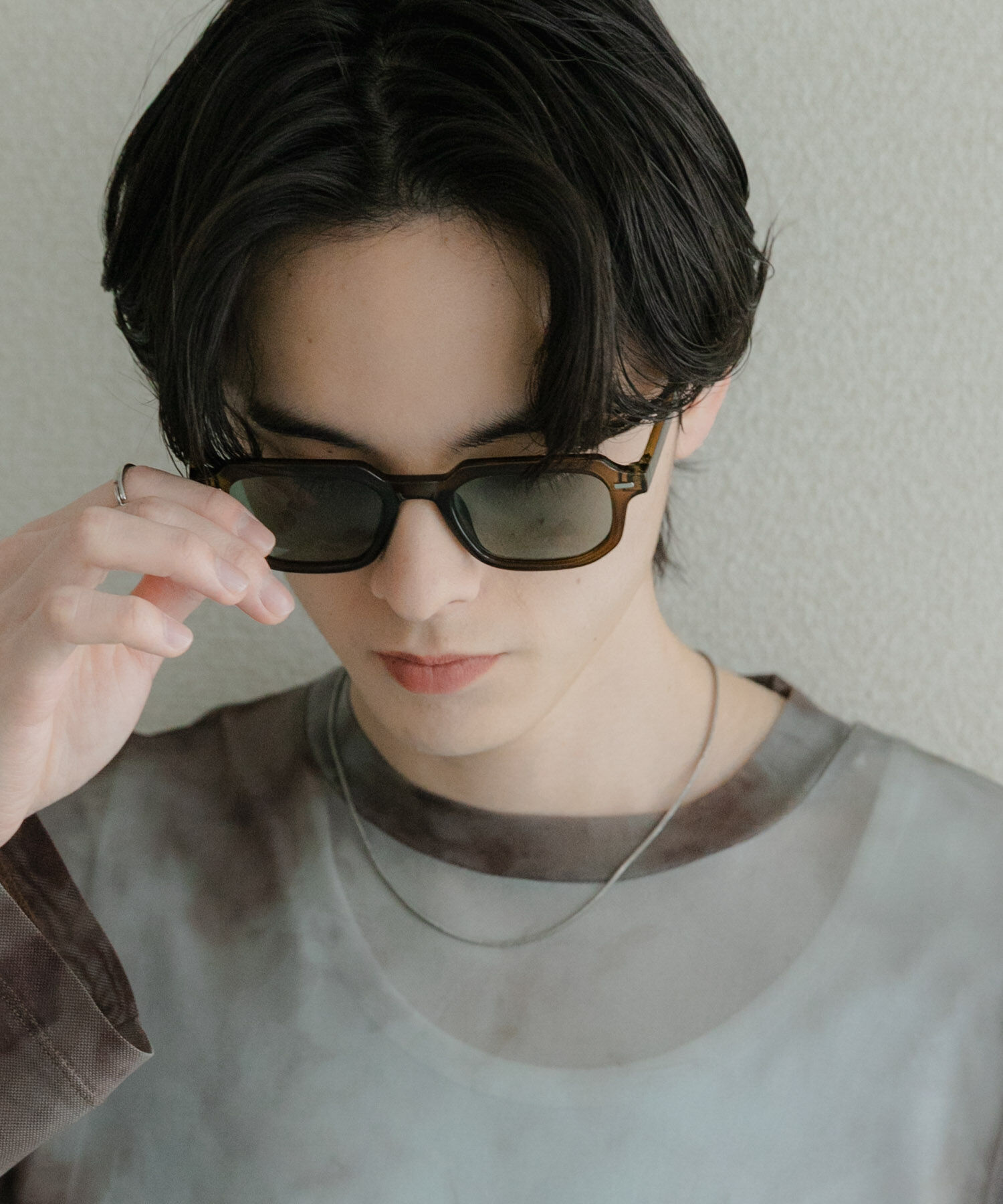 SENSE OF PLACE by URBAN RESEARCH「スクエアウェリントンサングラス」|メガネ|