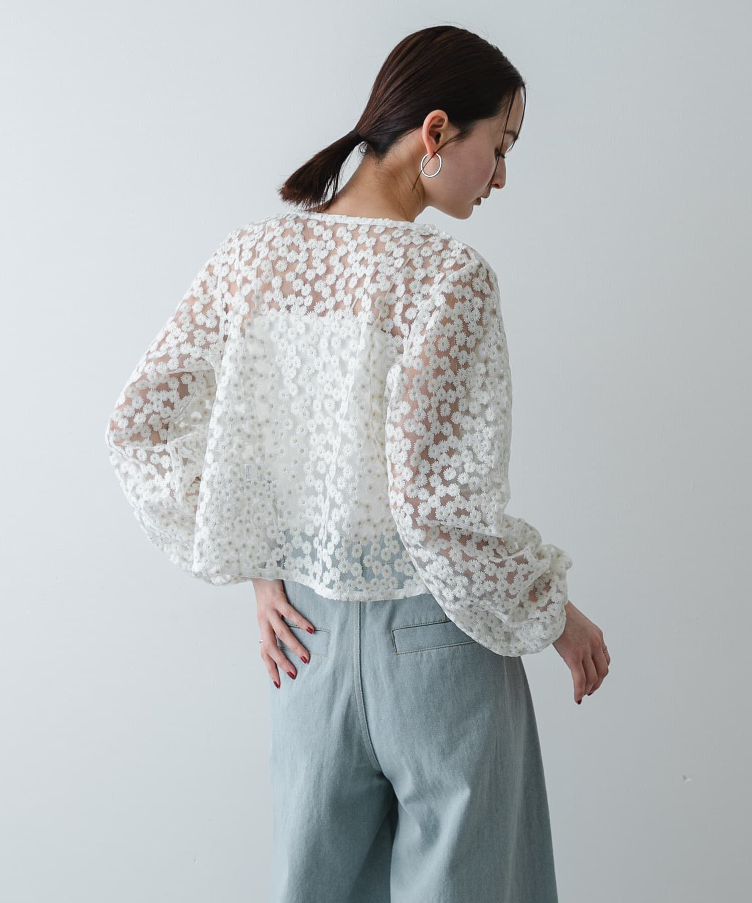 SENSE OF PLACE by URBAN RESEARCH「デイジーレースブラウス」|シャツ・ブラウス|