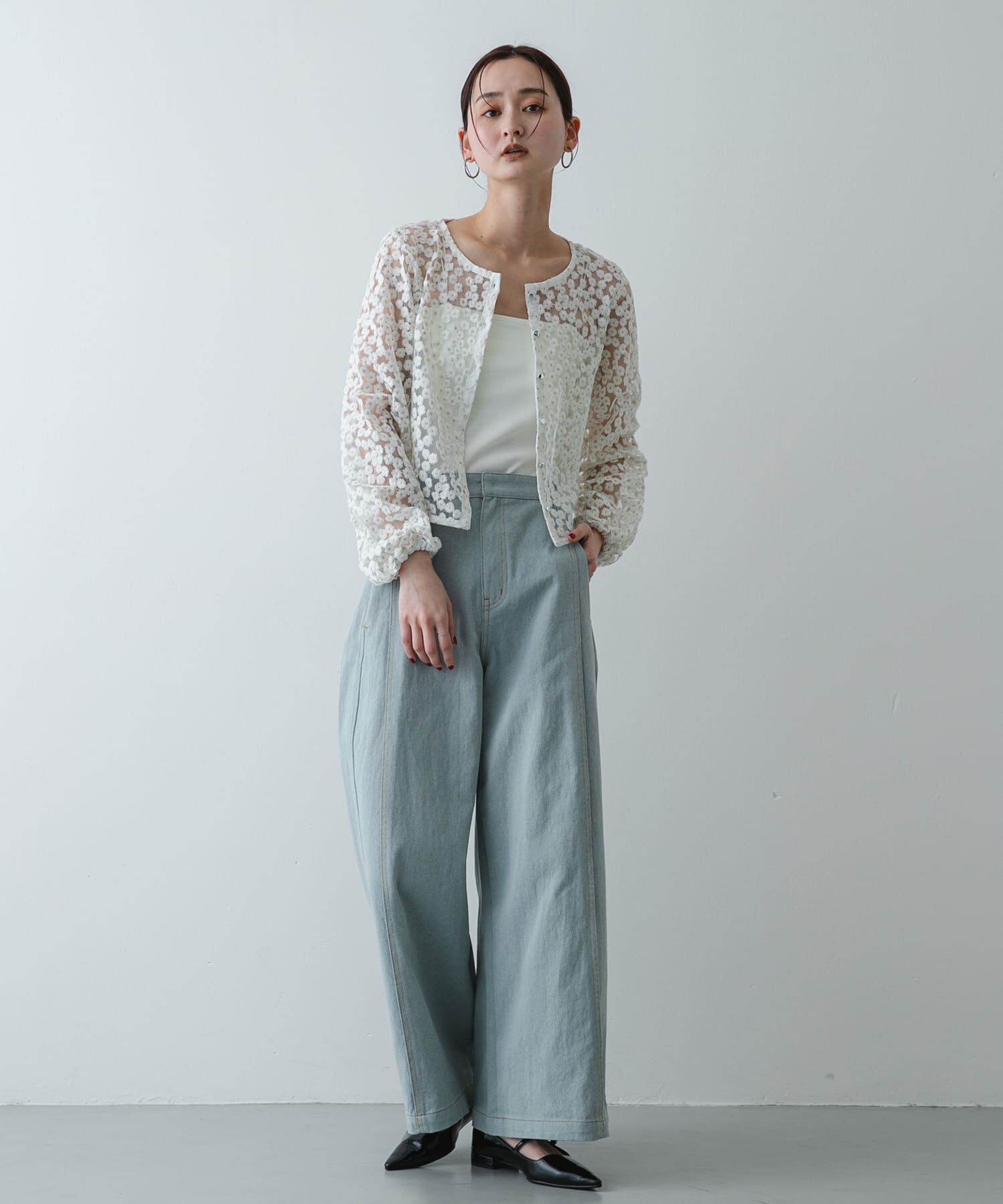 SENSE OF PLACE by URBAN RESEARCH「デイジーレースブラウス」|シャツ・ブラウス|