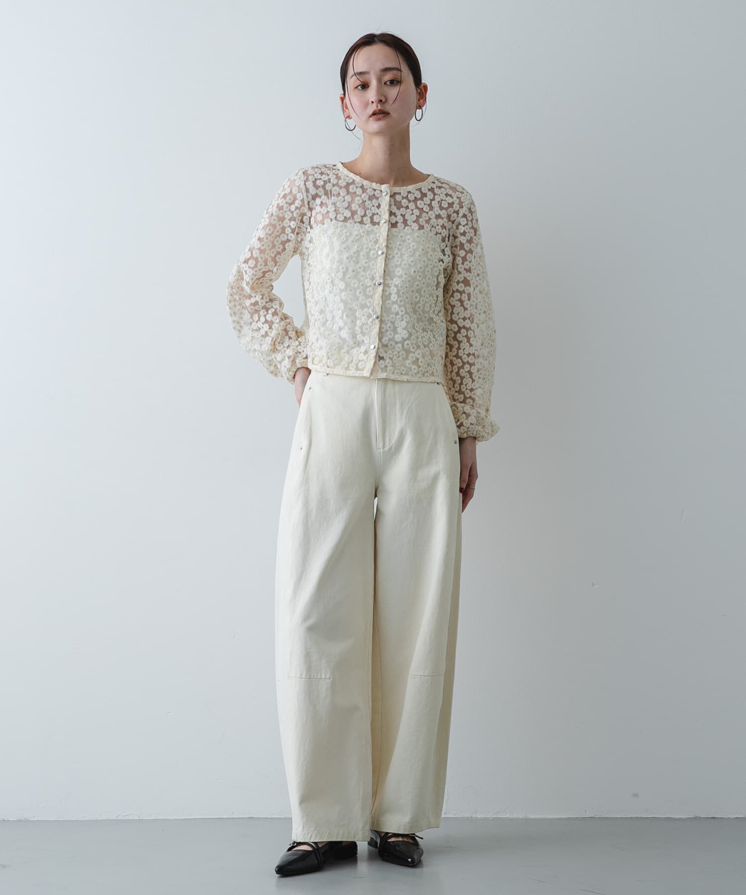 SENSE OF PLACE by URBAN RESEARCH「デイジーレースブラウス」|シャツ・ブラウス|