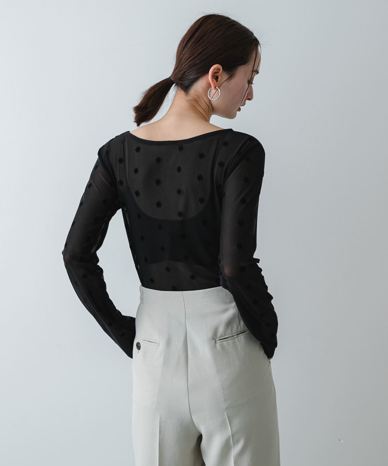 SENSE OF PLACE by URBAN RESEARCH「モチーフシアーカットトップ」|Tシャツ・カットソー|