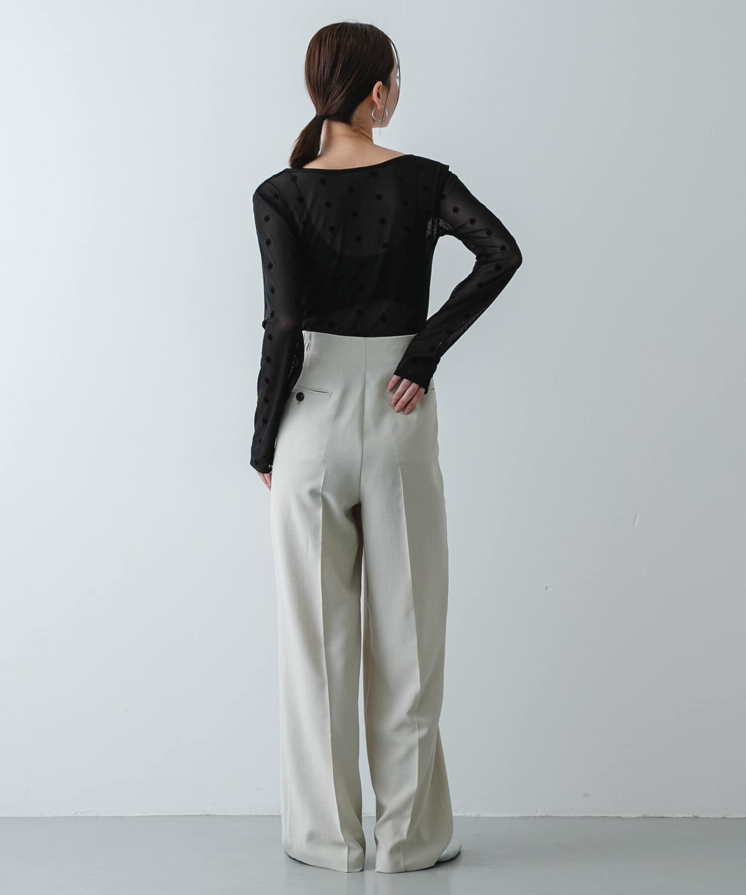 SENSE OF PLACE by URBAN RESEARCH「モチーフシアーカットトップ」|Tシャツ・カットソー|