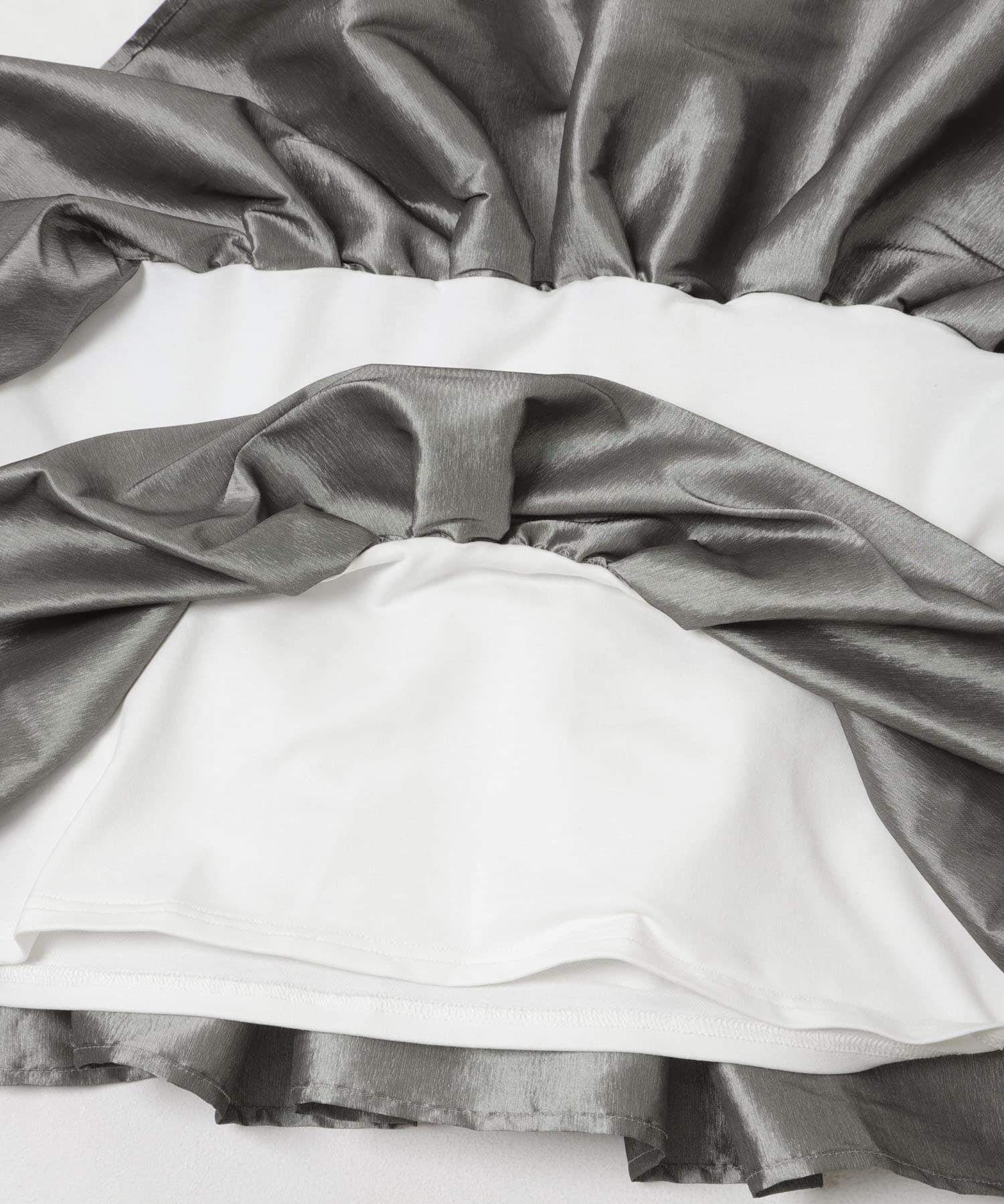 SENSE OF PLACE by URBAN RESEARCH「シャイニーフリルドッキングカットトップ」|Tシャツ・カットソー|