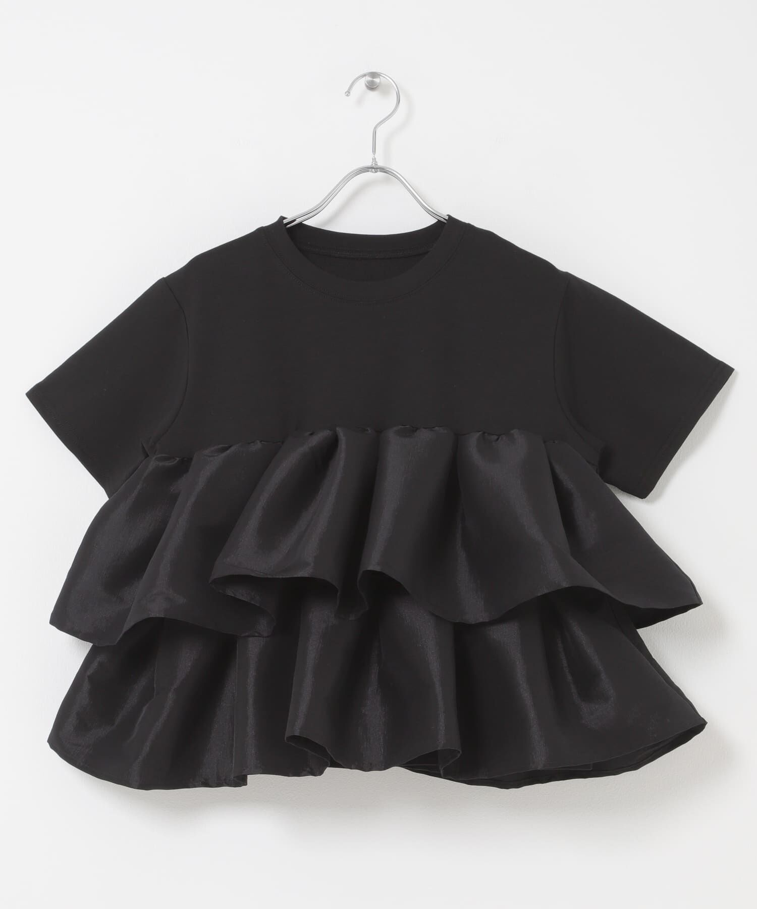 SENSE OF PLACE by URBAN RESEARCH「シャイニーフリルドッキングカットトップ」|Tシャツ・カットソー|