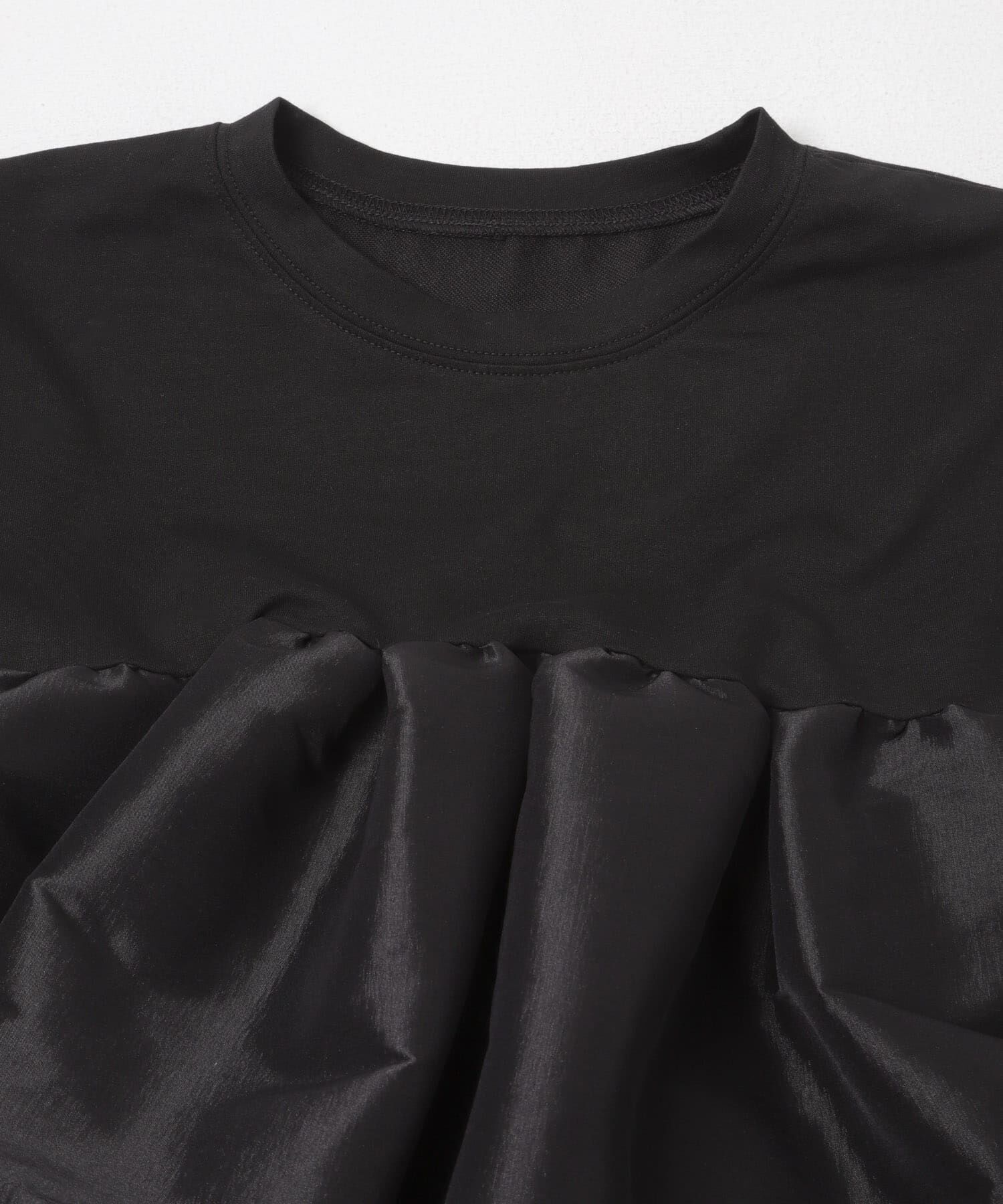 SENSE OF PLACE by URBAN RESEARCH「シャイニーフリルドッキングカットトップ」|Tシャツ・カットソー|