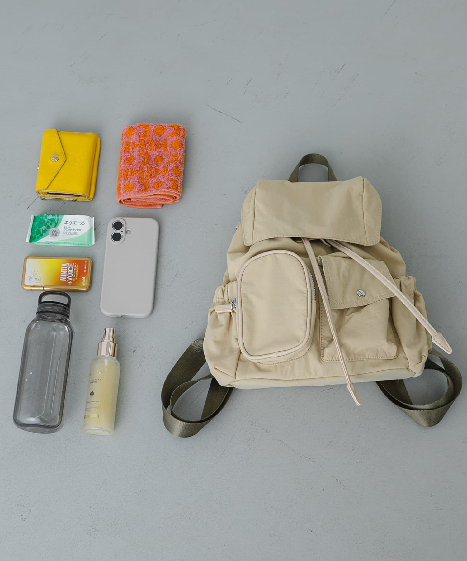 SENSE OF PLACE by URBAN RESEARCH「撥水マルチポケットナイロンリュック」|その他|ベージュ