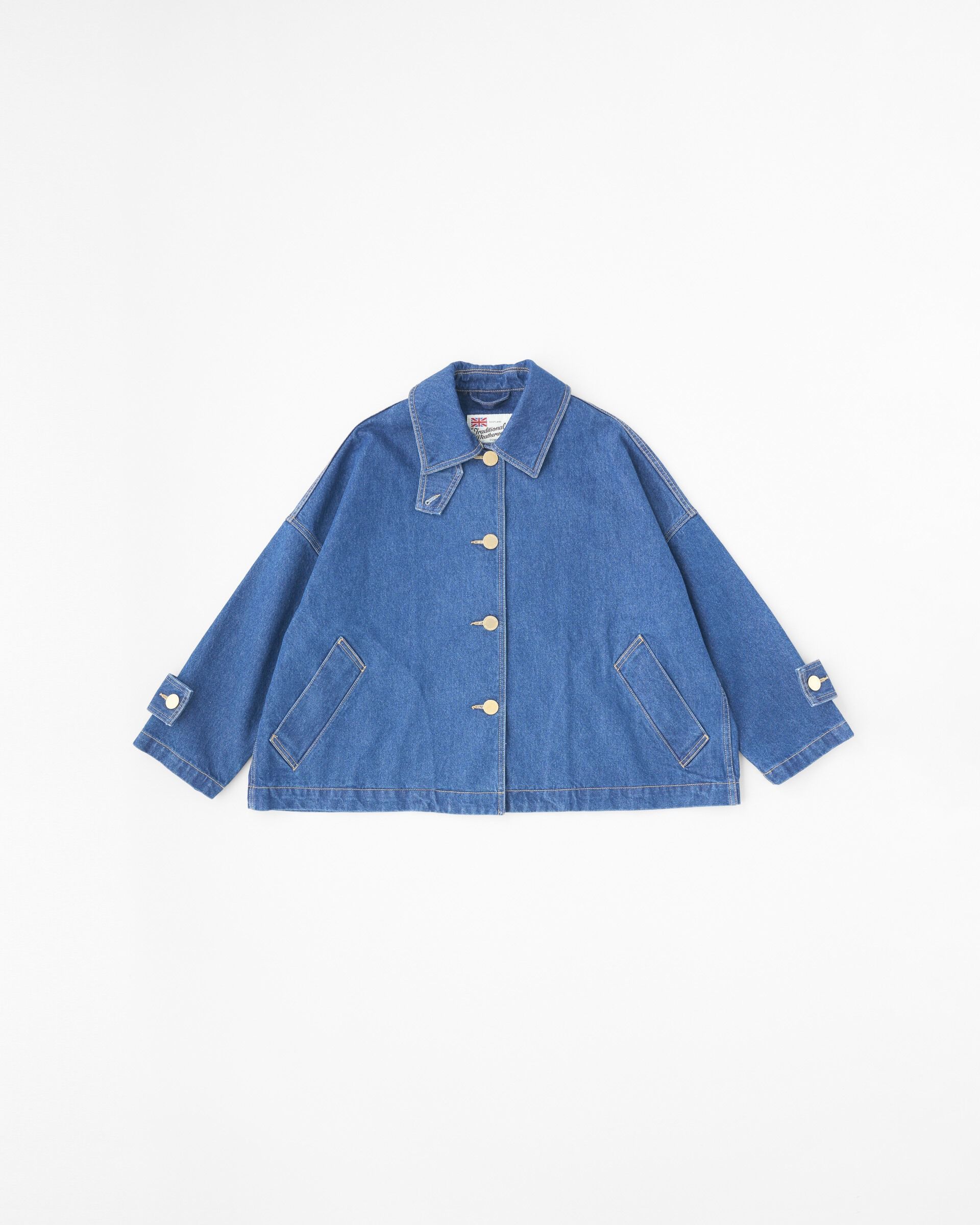 Traditional Weatherwear「MALTON BUTTON THROUGH SHORT DENIM」|その他|ｳﾞｨﾝﾃｰｼﾞﾌﾞﾙｰ