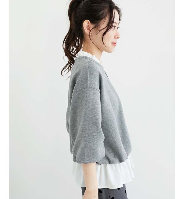 le.coeur blanc「TORRAZZO DONNA 別注2WAYレイヤード」|Tシャツ・カットソー|