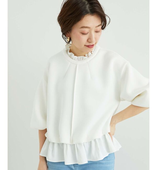 le.coeur blanc「TORRAZZO DONNA 別注2WAYレイヤード」|Tシャツ・カットソー|