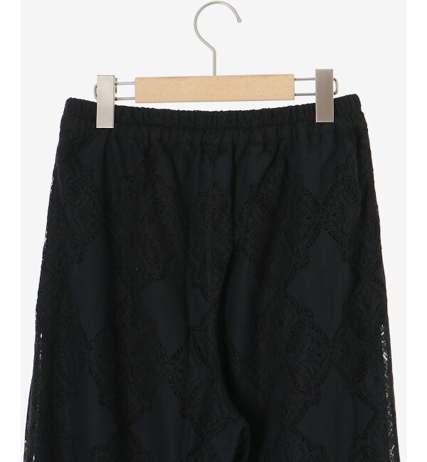  「《手洗い可能》パッチワーク風レースイージーパンツ」|その他|