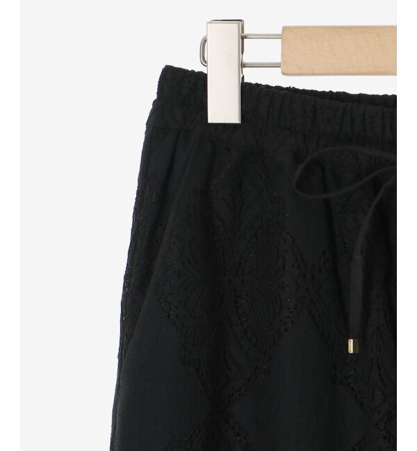  「《手洗い可能》パッチワーク風レースイージーパンツ」|その他|