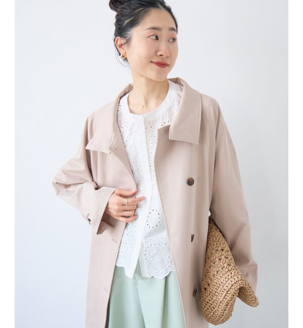 「カットワーク刺繍バルーンスリーブブラウス」|シャツ・ブラウス|