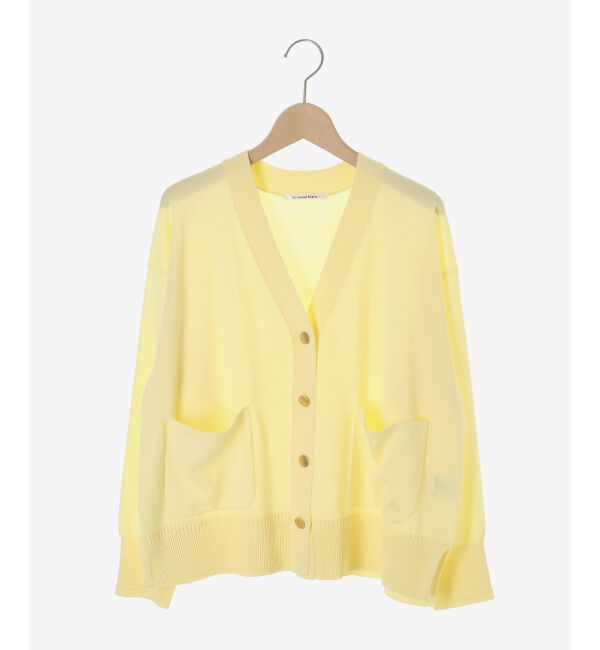  「ウォッシャブル刺繍Vネックカーデ」|カーディガン|