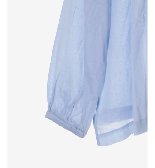  「ラミーカルゼフリルネックブラウス」|シャツ・ブラウス|