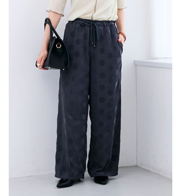  「《WEB限定アイテム》フロッキードットイージーパンツ」|その他|