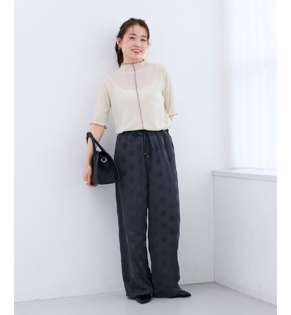  「《WEB限定アイテム》フロッキードットイージーパンツ」|その他|