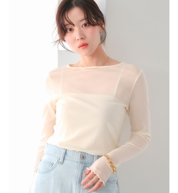  「シアークルーネックプルオーバー」|Tシャツ・カットソー|